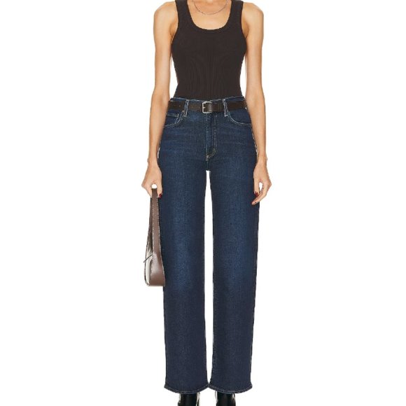 AGOLDE - Harper Mid Rise Wide Straight